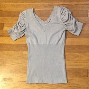 Gray Sweater - Short Sleeve - Small